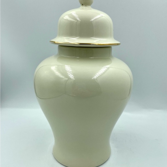 Toyo Vintage Ginger Jar Black Orchid Japanese Ceramic Vase With Lid Japan - Picture 4 of 10